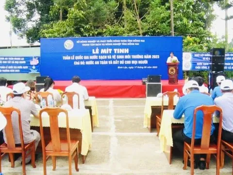 Đồng Nai: Hướng ứng 'Tuần lễ Quốc gia nước sạch và vệ sinh môi trường' năm 2023