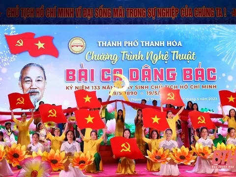 TP Thanh Hóa tổ chức Chương trình nghệ thuật 'Bài ca dâng Bác'
