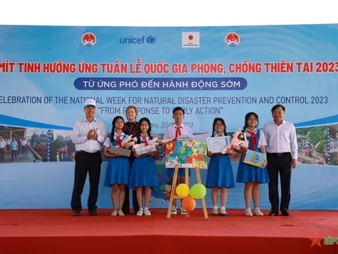 Hưởng ứng Tuần lễ Quốc gia về Phòng, chống thiên tai năm 2023