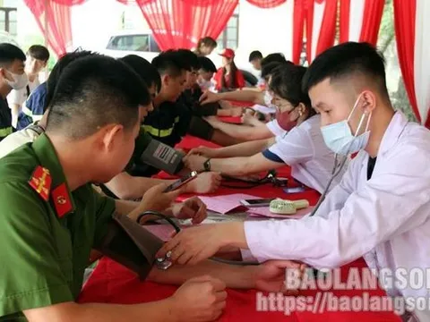 Ngày hội hiến máu trong Công an tỉnh năm 2023: Tiếp nhận 452 đơn vị máu