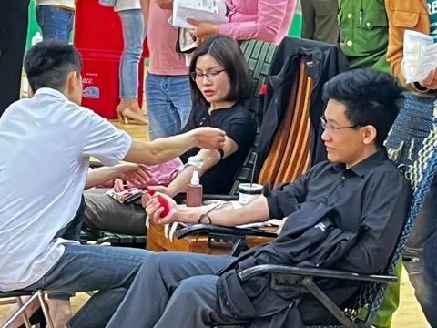 Lâm Đồng: Huyện Lạc Dương tiếp nhận 187 đơn vị máu trong ngày hội hiến máu tình nguyện đợt 1 năm 2023