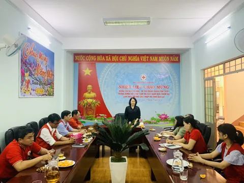 Chủ tịch Trung ương Hội Chữ thập đỏ Việt Nam thăm và làm việc tại tỉnh Gia Lai