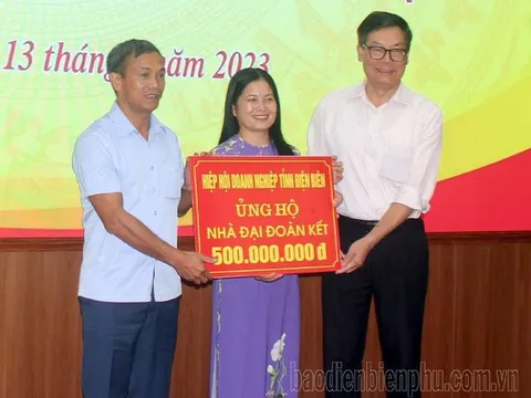 Điên Biên Phủ: 94 tập thể, cá nhân ủng hộ và đăng ký ủng hộ làm nhà đại đoàn kết cho hộ nghèo