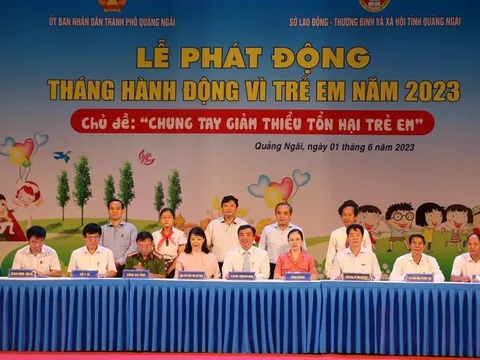 Quảng Ngãi: Tiếp nhận gần 13 tỷ đồng hỗ trợ trẻ em