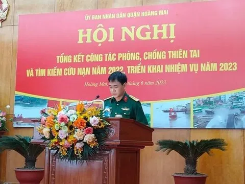 Quận Hoàng Mai, Hà Nội: Chuẩn bị 5.000 người và 36 đầu phương tiện phòng, chống thiên tai