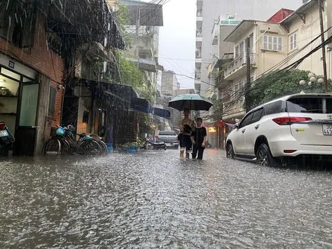 Dự báo thời tiết ngày 9/6: Hà Nội mưa to đến rất to