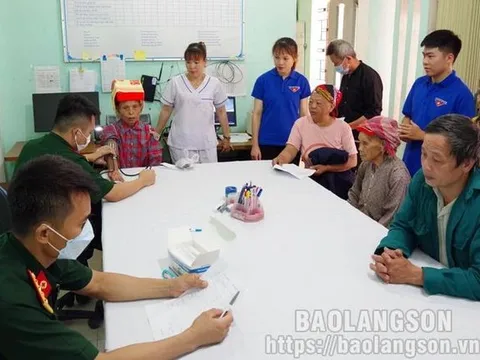 Lạng Sơn: Khám bệnh, cấp thuốc miễn phí cho hơn 200 lượt người dân