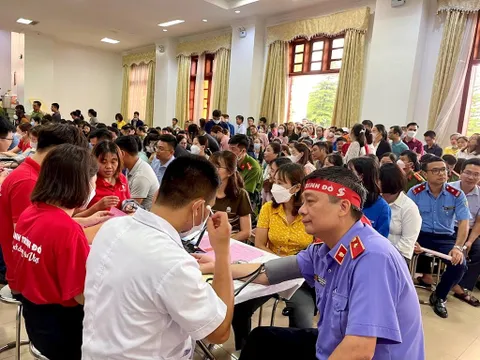 VKSND tỉnh Lai Châu tham gia chương trình "Hành trình đỏ" lần thứ XI và ngày hội hiến máu “Giọt hồng Sông Đà” lần thứ VI