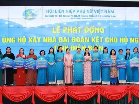 Hội LHPN Việt Nam vận động ủng hộ 86 căn nhà đại đoàn kết