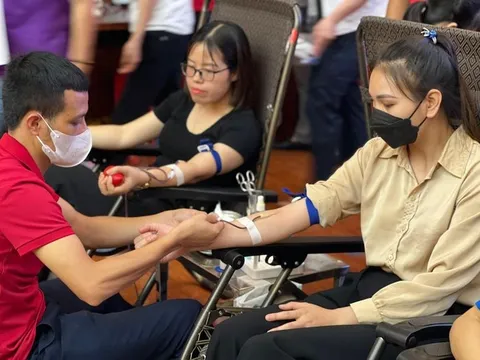 Vĩnh Phúc: Thành phố Phúc Yên tiếp nhận 293 đơn vị máu an toàn