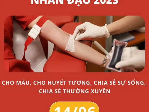 Ngày Tôn vinh những người hiến máu nhân đạo 2023: Cho máu, cho huyết tương, chia sẻ sự sống, chia sẻ thường xuyên