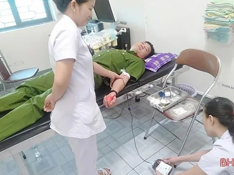 Kịp thời hiến máu, cán bộ công an giúp sản phụ qua cơn nguy kịch
