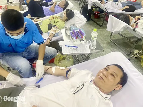 Đồng Nai: Lực lượng công nhân tham gia hưởng ứng tích cực phong trào hiến máu tình nguyện