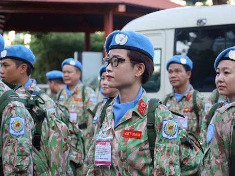 Những 'bóng hồng' lên đường tham gia nhiệm vụ gìn giữ hòa bình Liên hợp quốc