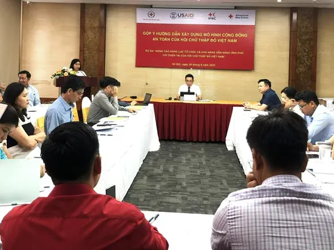 Hội nghị góp ý hoàn thiện hướng dẫn triển khai Mô hình cộng đồng an toàn của Hội Chữ thập đỏ Việt Nam