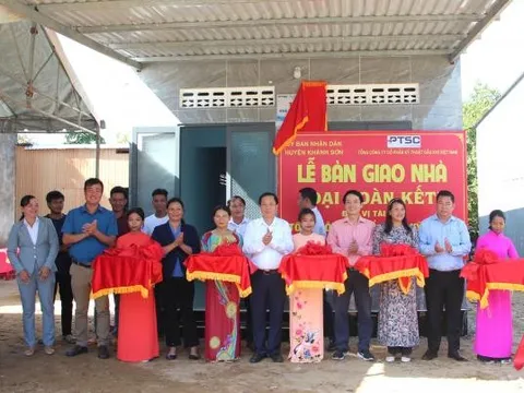 Khánh Hòa: Bàn giao 72 căn nhà Đại đoàn kết cho hộ nghèo huyện Khánh Sơn