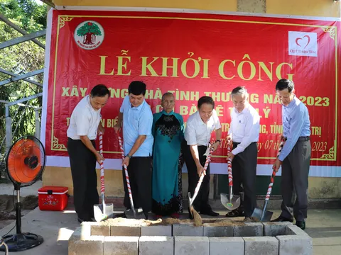Quảng Trị: Khởi công xây dựng nhà tình thương cho người cao tuổi có hoàn cảnh khó khăn