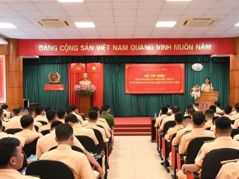 Bộ Công an khai giảng Lớp tập huấn về công tác phòng, chống thiên tai và tìm kiếm cứu nạn