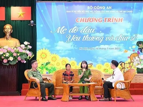 Chương trình 'Mẹ đỡ đầu' trong Công an nhân dân: Lan tỏa yêu thương