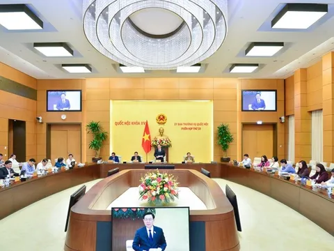 Hôm nay, Ủy ban Thường vụ Quốc hội khai mạc phiên họp 24