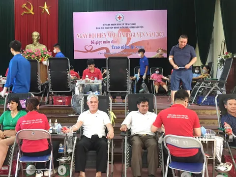 Hà Nội: Hơn 600 người dân huyện Mê Linh tham gia Ngày hội chia sẻ những giọt máu hồng