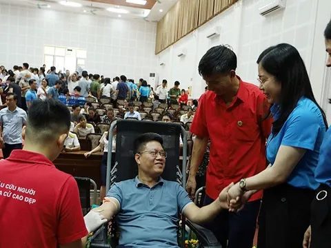 Hà Nam tiếp nhận 306 đơn vị máu từ chương trình "Hành trình đỏ" năm 2023
