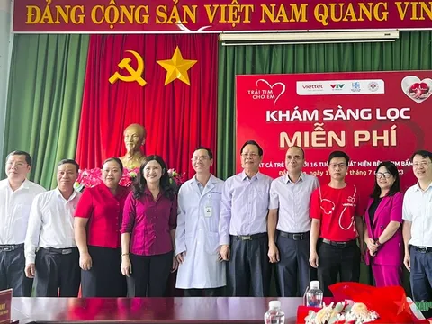 Chương trình “Trái tim cho em” tổ chức khám sàng lọc bệnh tim bẩm sinh tại tỉnh Đắk Nông