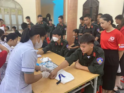 500 CBCS Công an Thanh Hóa tham gia chương trình hiến máu tình nguyện