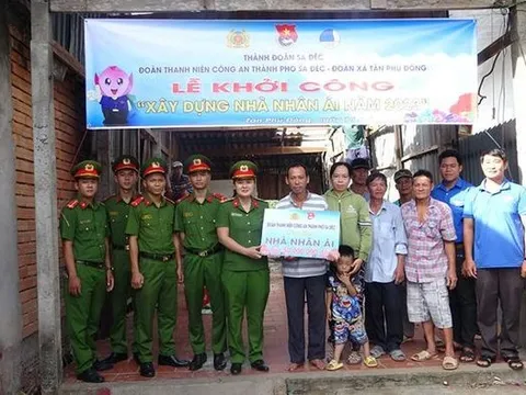 Đồng Tháp: Vận động hỗ trợ cất nhà nhân ái cho hộ cận nghèo
