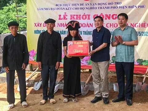 TP. Điện Biên Phủ có trên 50 hộ nghèo được hỗ trợ làm nhà đại đoàn kết