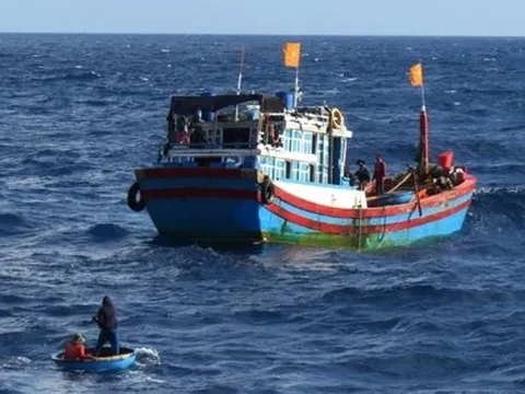 Huy động nhiều lực lượng tìm kiếm ngư dân mất tích khi đánh cá trên biển