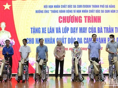 3,7 tỷ đồng ủng hộ các nạn nhân chất độc da cam