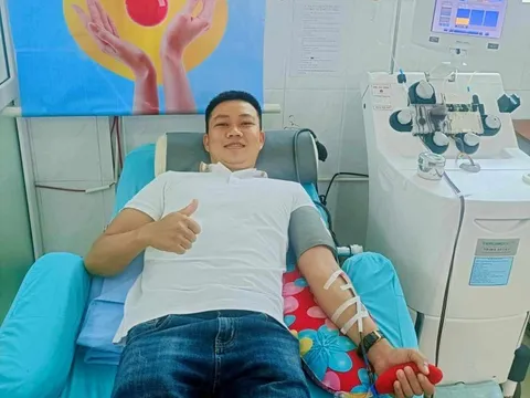Thầy Tổng phụ trách Đội vượt hơn 70 km hiến tiểu cầu