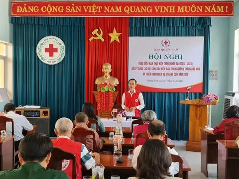 Quảng Nam: Tổng kết 6 năm triển khai thực hiện Tháng Nhân đạo và sơ kết công tác Hội 6 tháng đầu năm 2023