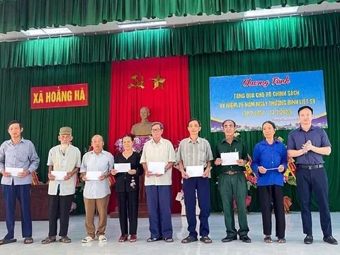 Nhiều hoạt động 'Đền ơn đáp nghĩa' tại Thái Bình, Thanh Hóa, Hà Tĩnh, Quảng Nam