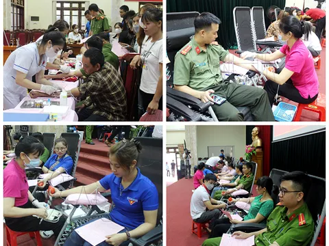 Bắc Kạn: Tiếp nhận 284 đơn vị máu trong Ngày hội hiến máu tình nguyện năm 2023 tại huyện Chợ Đồn
