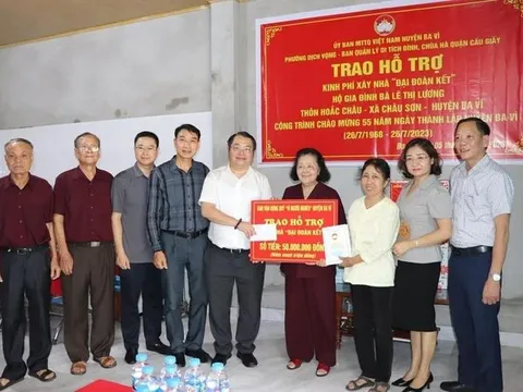 Hà Nội: Phường Dịch Vọng đồng hành cùng huyện Ba Vì trong công tác giảm nghèo