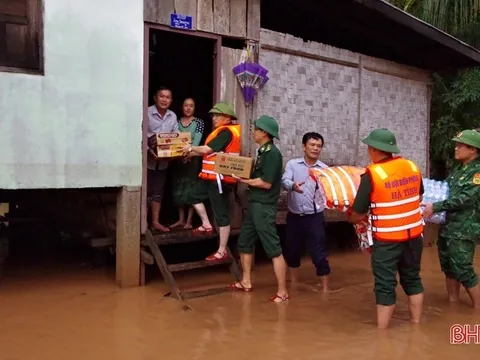 Bộ đội Biên phòng tích cực tham gia khắc phục hậu quả thiên tai
