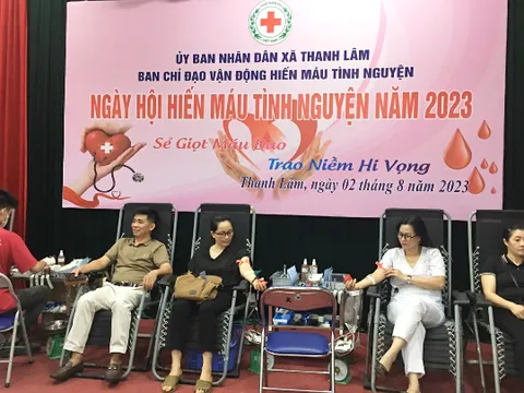 Hà Nội: Huyện Mê Linh tổ chức hiến máu tình nguyện năm 2023