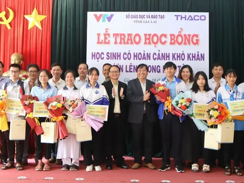 THACO trao Quỹ học bổng Đường lên đỉnh Olympia - Quý II năm 2024 tại Gia Lai