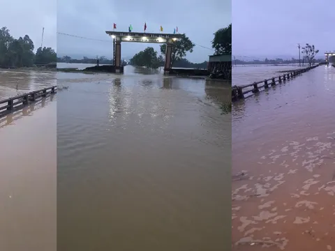 Người dân xã Châu Nhân cần lắm cây cầu để… vượt lũ