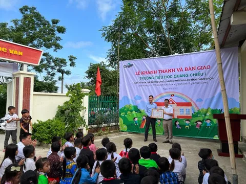 Cargill Việt Nam khánh thành và bàn giao công trình trường học thứ 104 và 105