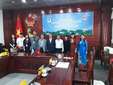 Hậu Giang ký kết thỏa thuận tạo nguồn lao động nông nghiệp thời vụ với huyện Cheorwon, tỉnh Gangwon - Hàn Quốc