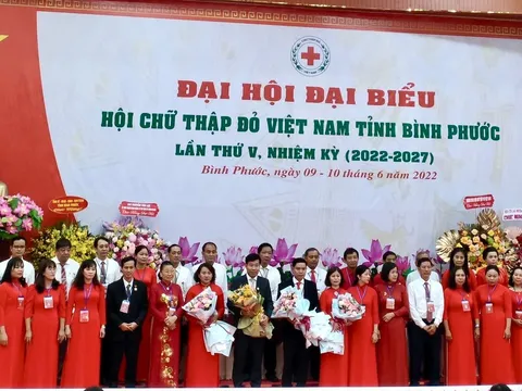 Ông Nguyễn Tấn Hưng tái cử Chủ tịch Hội Chữ thập đỏ tỉnh Bình Phước