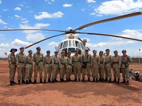 184 "Sứ giả hòa bình" Việt Nam đã hội quân đầy đủ, sẵn sàng nhận nhiệm vụ tại UNSIFA