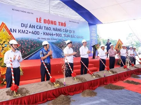 Bắc Giang: Khởi công Dự án cải tạo, nâng cấp Quốc lộ 31