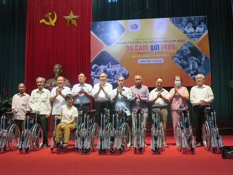 Phát động Chương trình nhắn tin từ thiện “Chung tay xoa dịu nỗi đau da cam năm 2022”