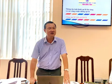 Đồng Tháp: Nhiều biệp pháp nhằm giảm thiểu thiệt hại do sạt lở bờ sông gây ra
