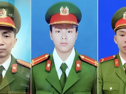 Cấp Bằng 'Tổ quốc ghi công' cho 3 liệt sỹ hy sinh khi thực hiện nhiệm vụ chữa cháy