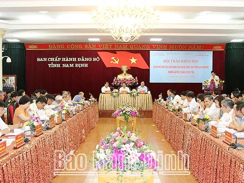 Hội thảo khoa học "Chuẩn mực đạo đức cách mạng của cán bộ, đảng viên trong giai đoạn mới"